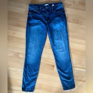 Good American Good legs jacked step hem jeans